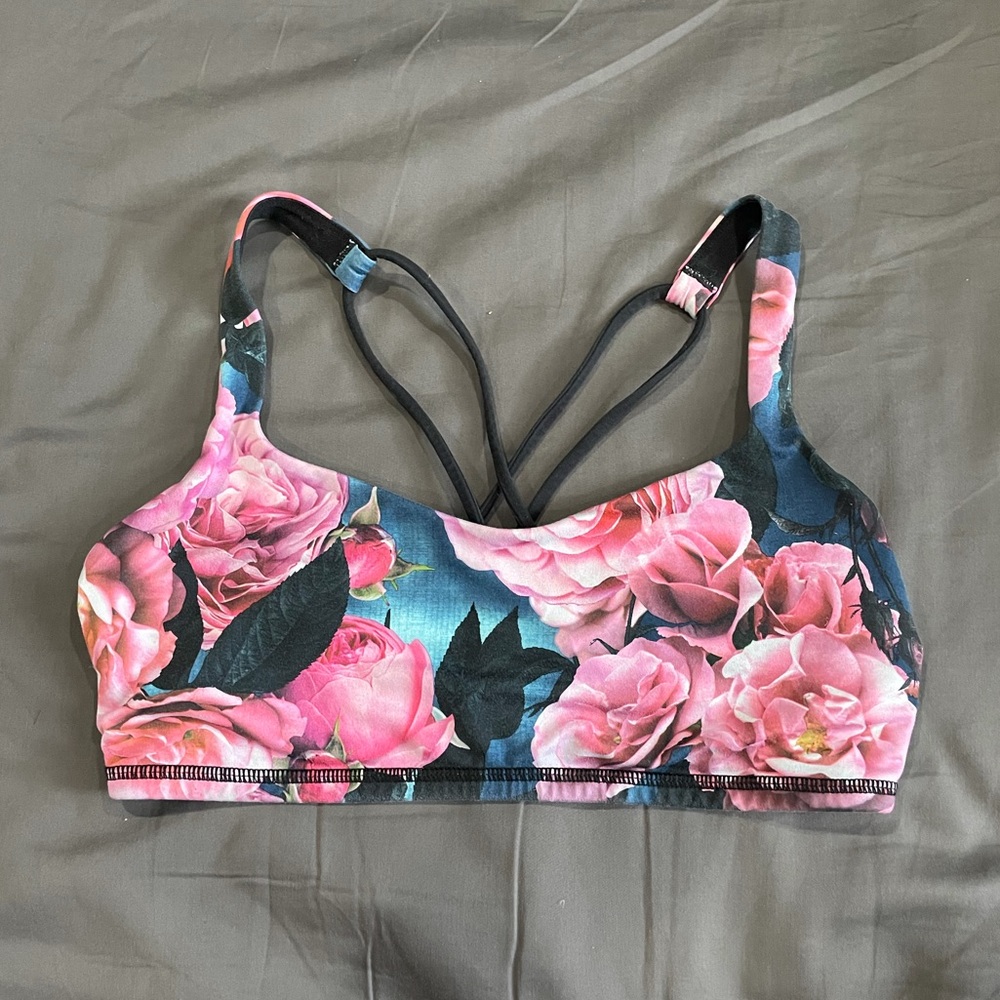 Floral Lululemon Sports bra